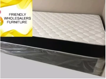 Bed (Double) with Strong Spring Mattresses